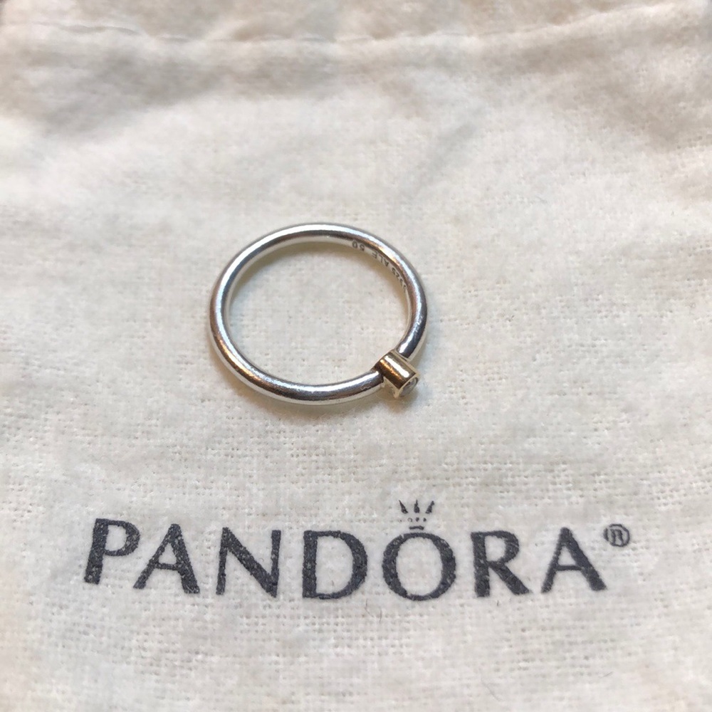 Pandora ring two-tone
